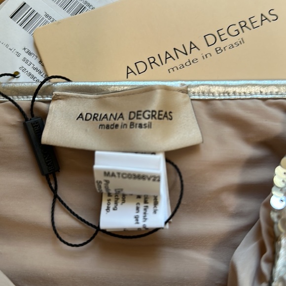 ADRIANA DEGREAS
Sequins Strapless Swimsuit/Top With Bow - Picture 8 of 10